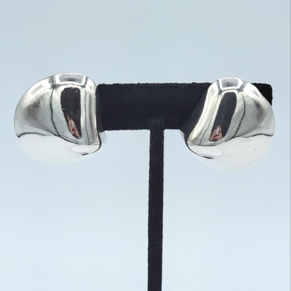 Tiffany & Co. Silver Earrings Clip On